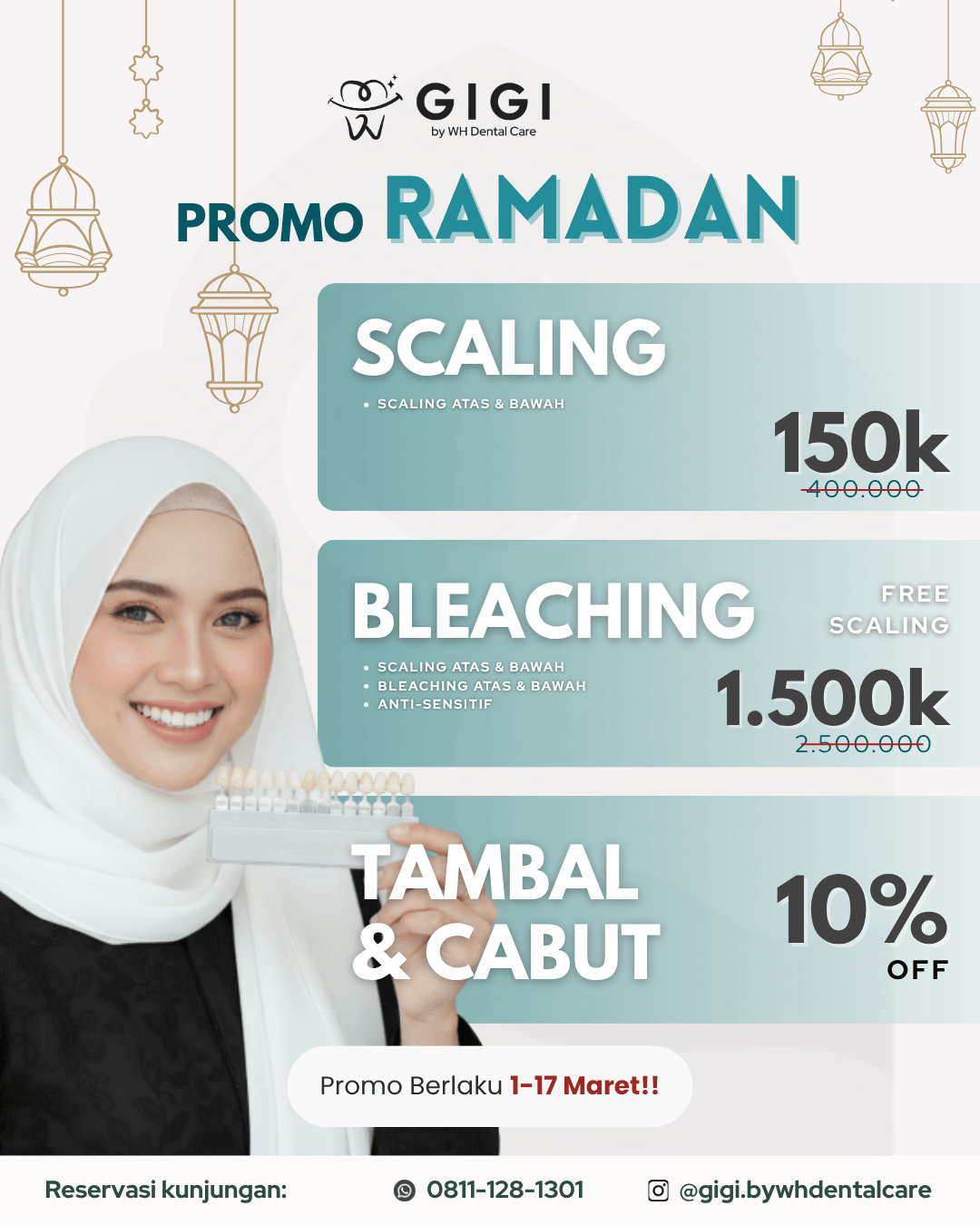 Promo Ramadan GIGI by WH Dental Care